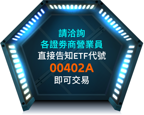 請洽詢各證劵商營業員，直接告知ETF代號00402A即可交易